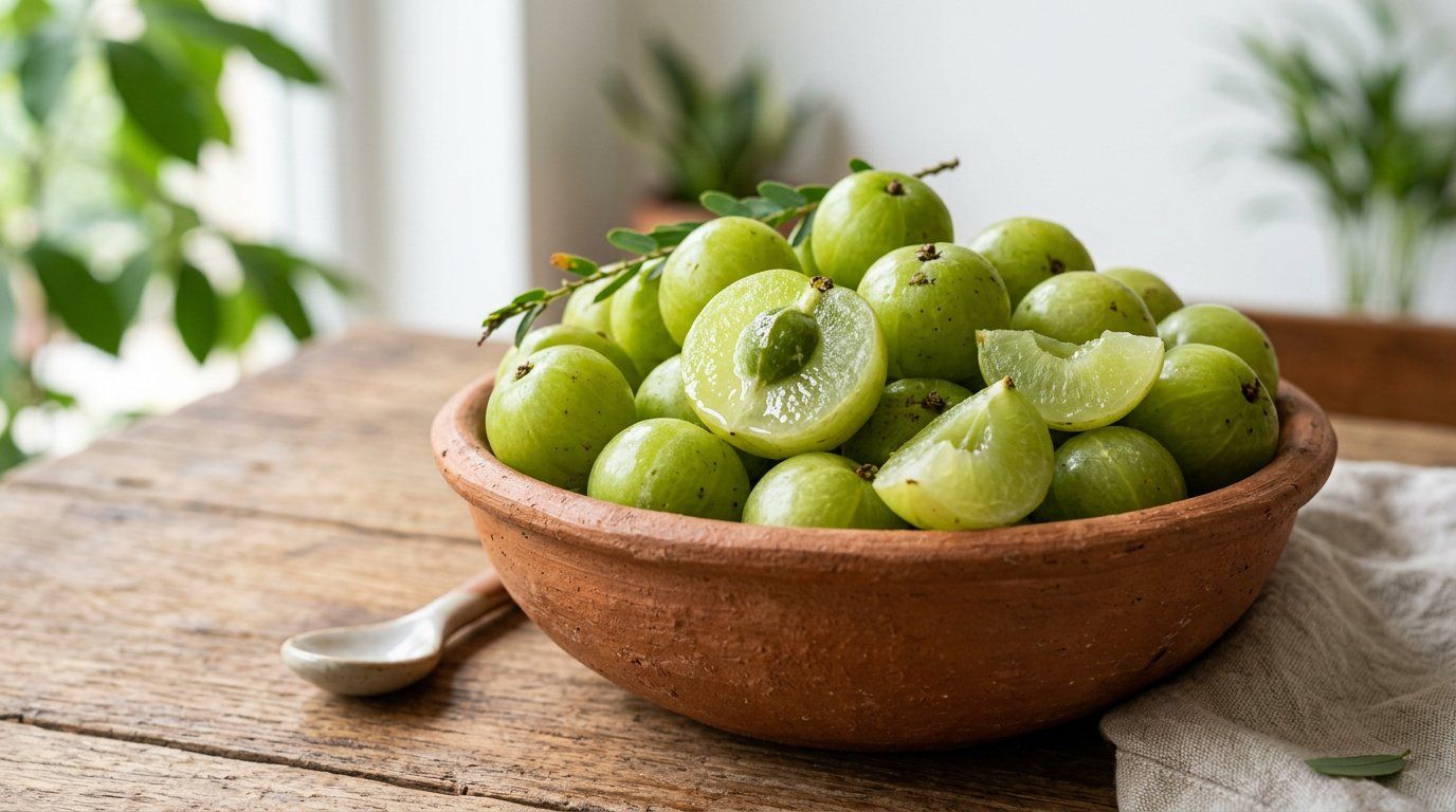 ত্রিফলার তিনটি ফল — আমলকি, হরিতকি, বহেড়া