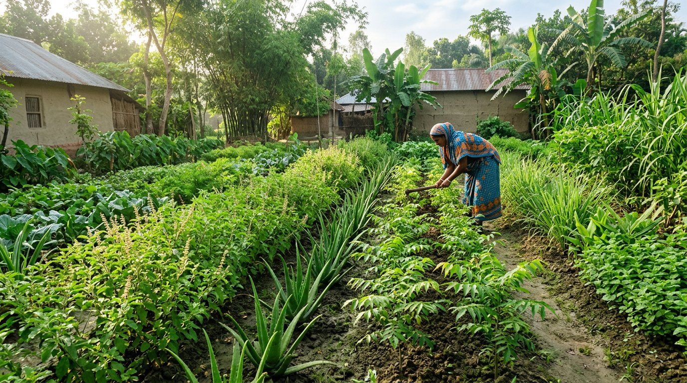 সর্পগন্ধা গাছের পাতা ও শিকড়