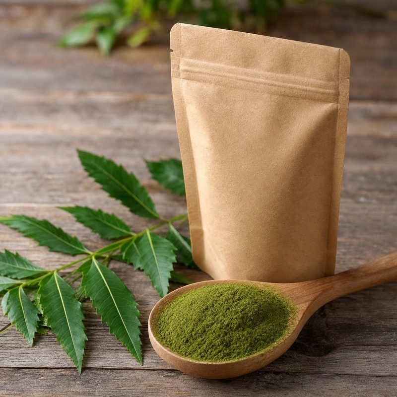 ঔষধি গ্রামের নিম পাতার গুঁড়া — Neem Leaf Powder
